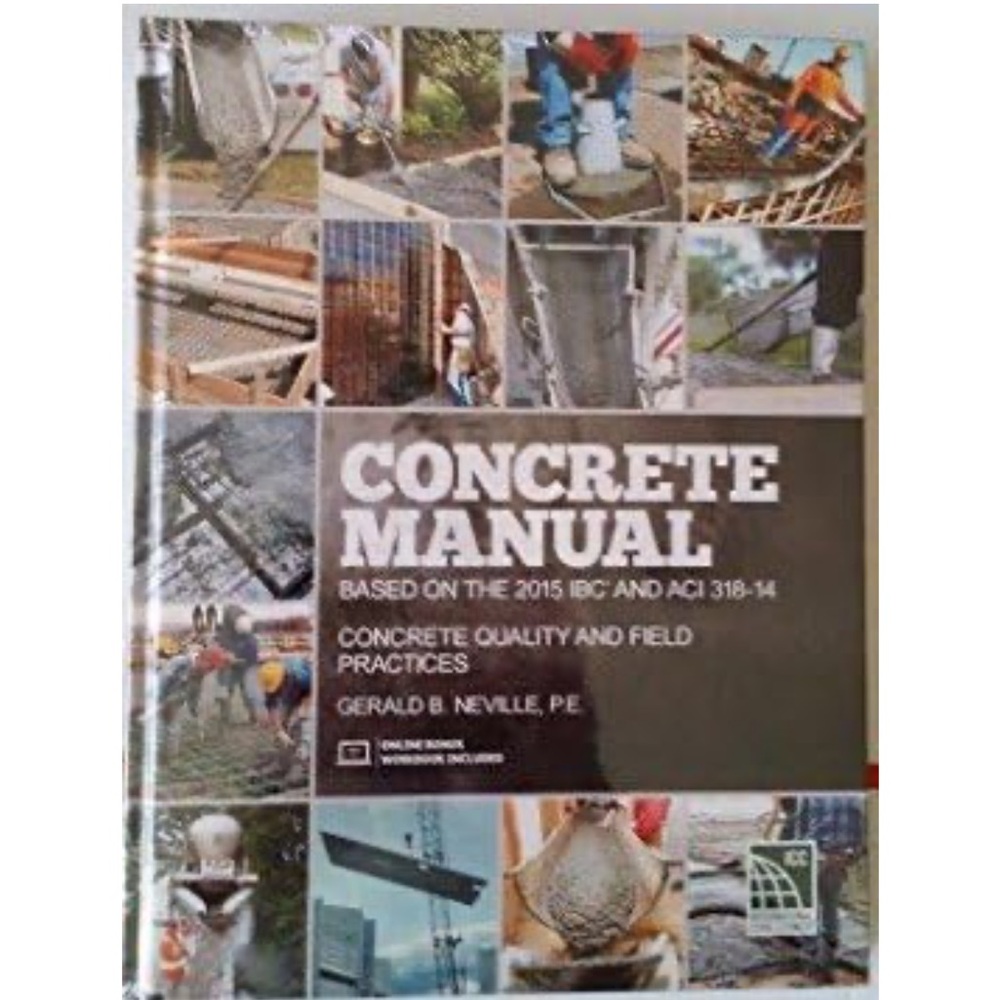 Concrete Manual by Gerald B. Neville - Gray Cover